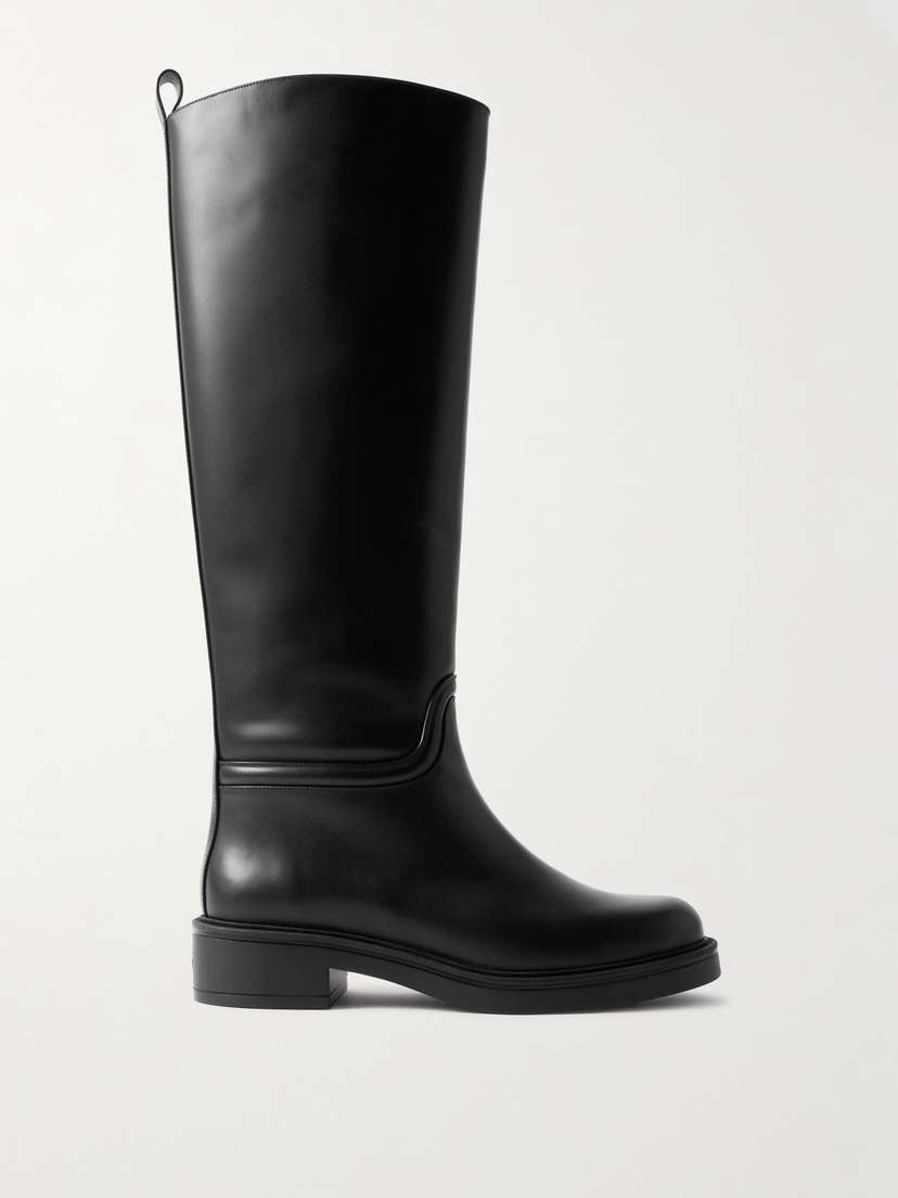 Stuart Weitzman Celia Riding Leather Knee Boots