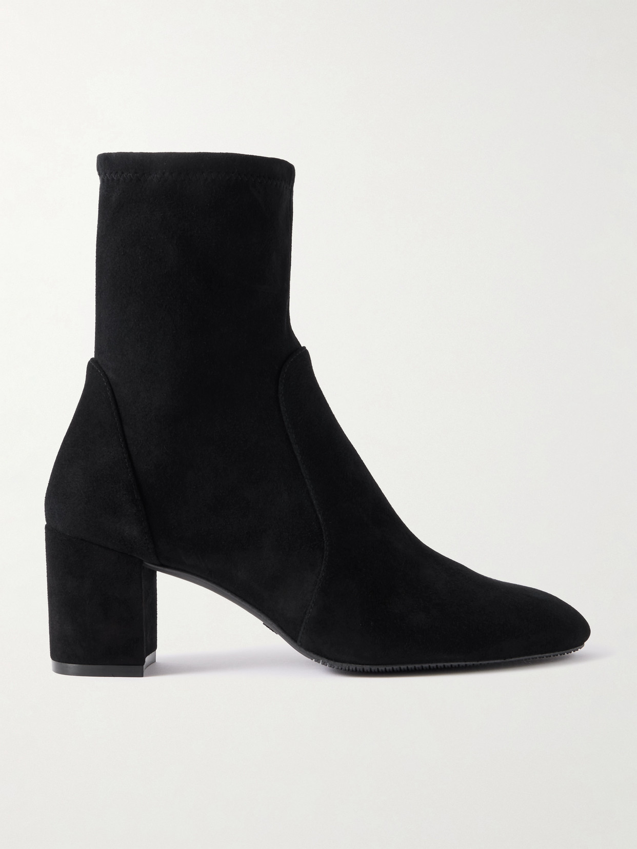 Stuart Weitzman Yuliana Suede Ankle Boots In Black