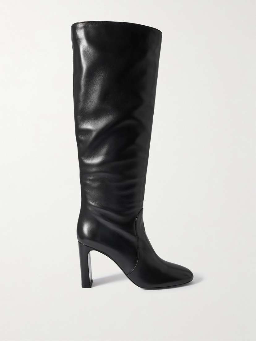 Stuart Weitzman Babette Tubo Leather Knee Boots