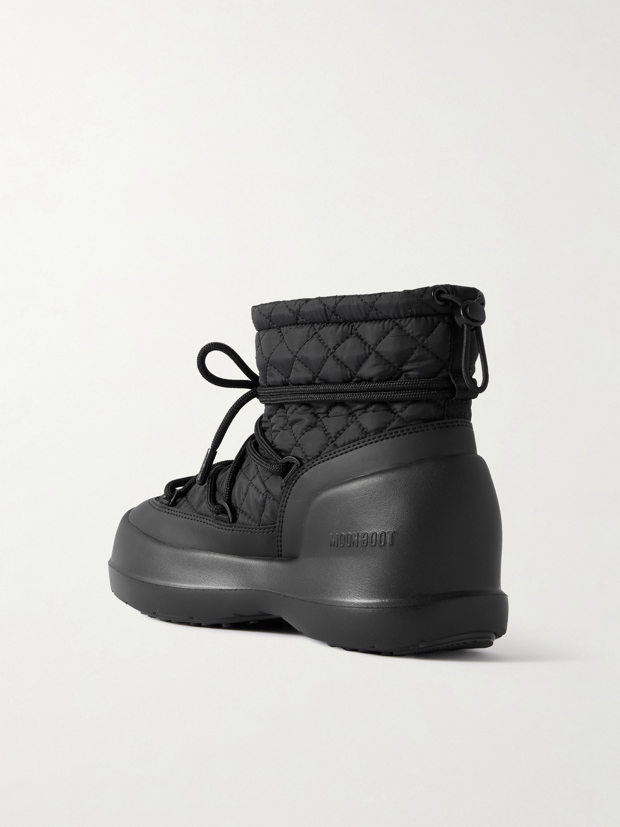 Mezzaluna Mid Rubber And Quilted Shell Snow Boots