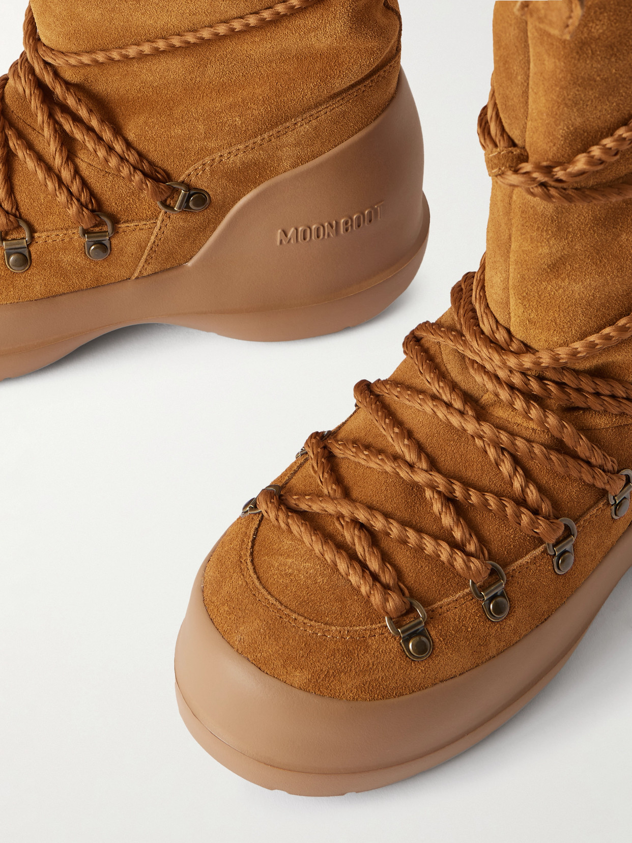 Moon Boot Mb Luna Boot Extra Suede In Brown