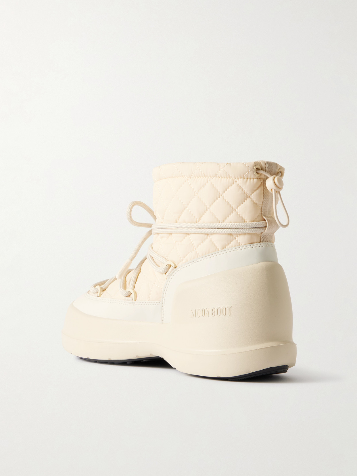 Mezzaluna Mid Rubber And Quilted Shell Snow Boots