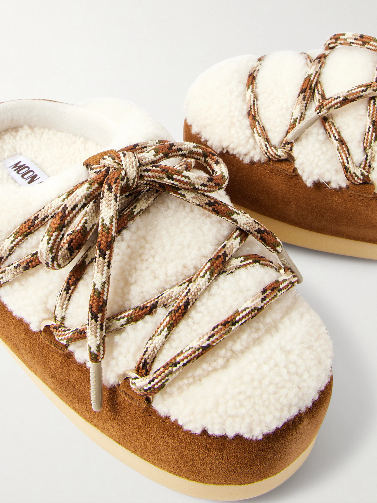 Evx Shearling And Mules