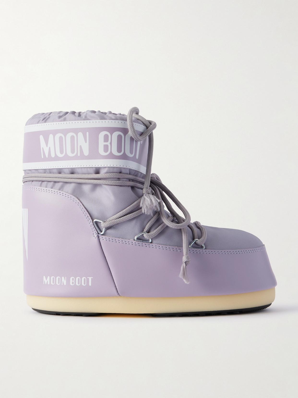 Moon Boot Icon Low Shell Snow Boots In Purple