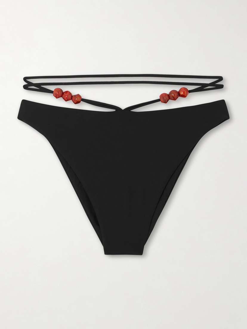 Magda Butrym Bead-embellished Bikini Briefs
