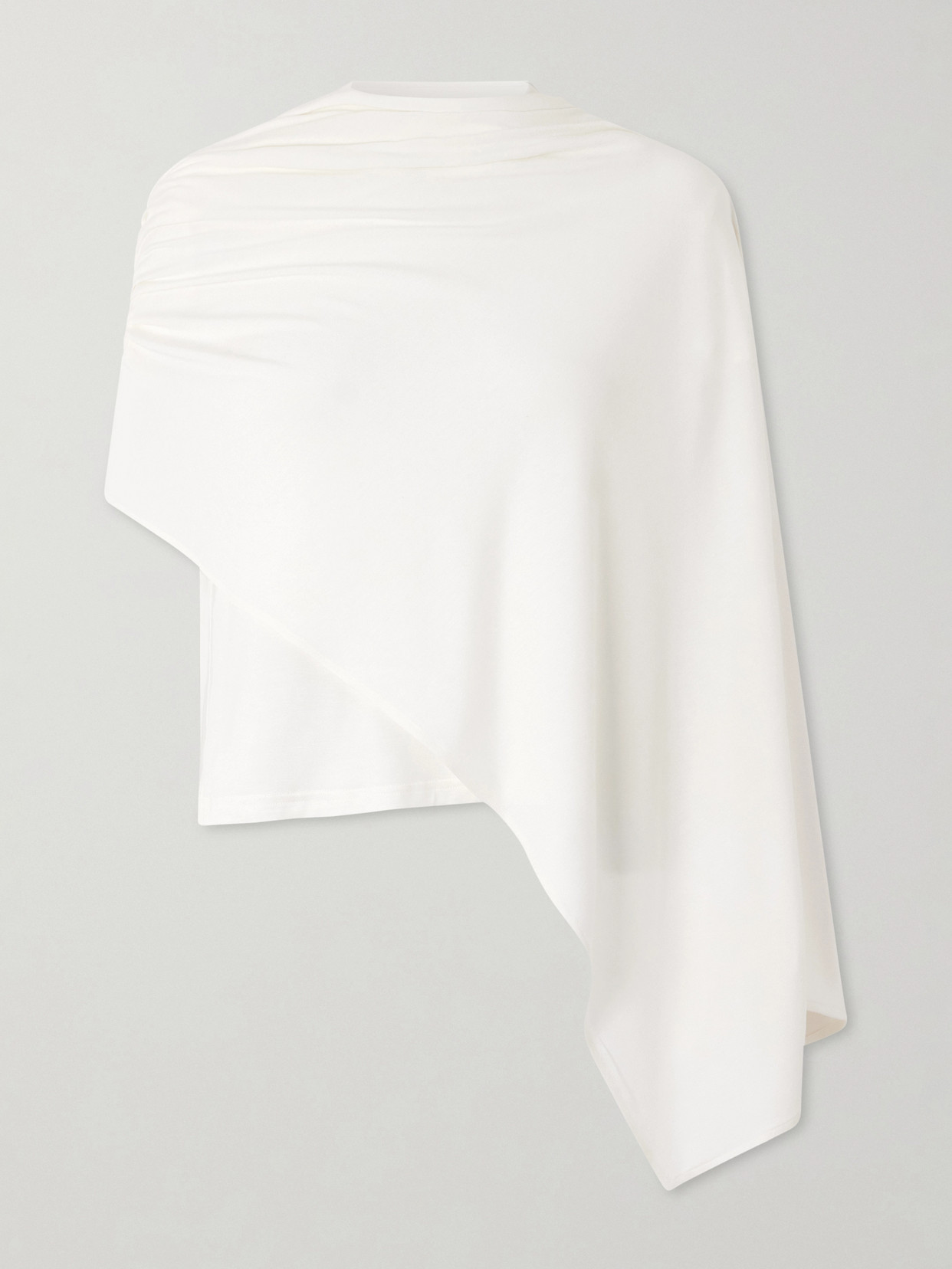 Magda Butrym Scaf-detailed Jersey T-shirt In Multi