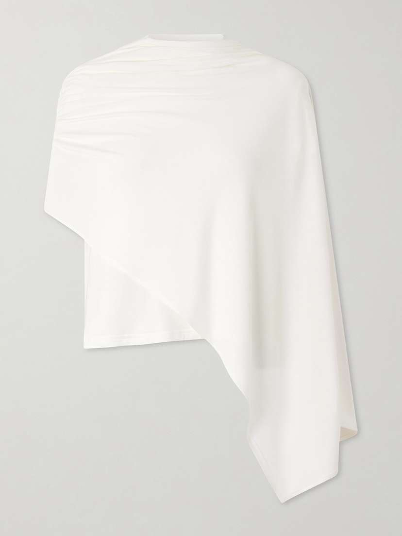 Magda Butrym Scaf-detailed Jersey T-shirt