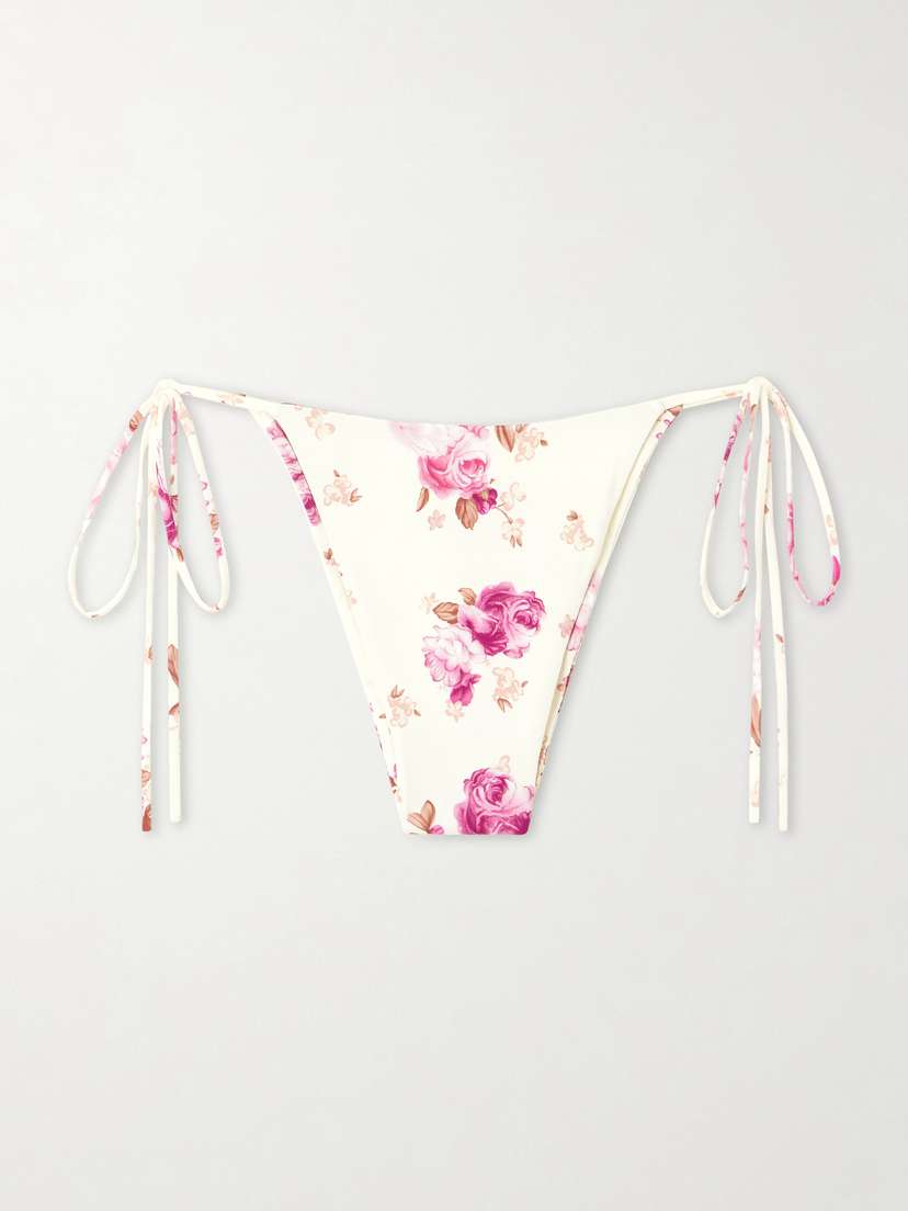 Magda Butrym Floral-print Bikini Briefs