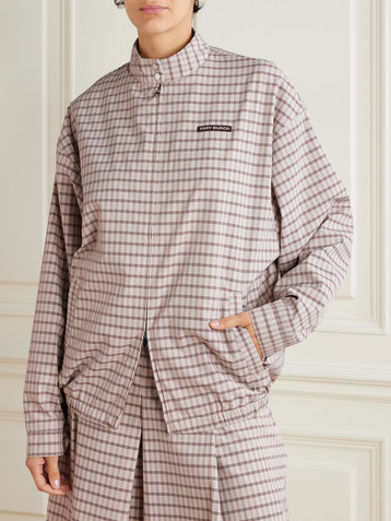 TORY SPORT Checked twill jacket