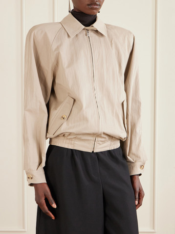 Magda Butrym Embroidered cotton-blend jacket