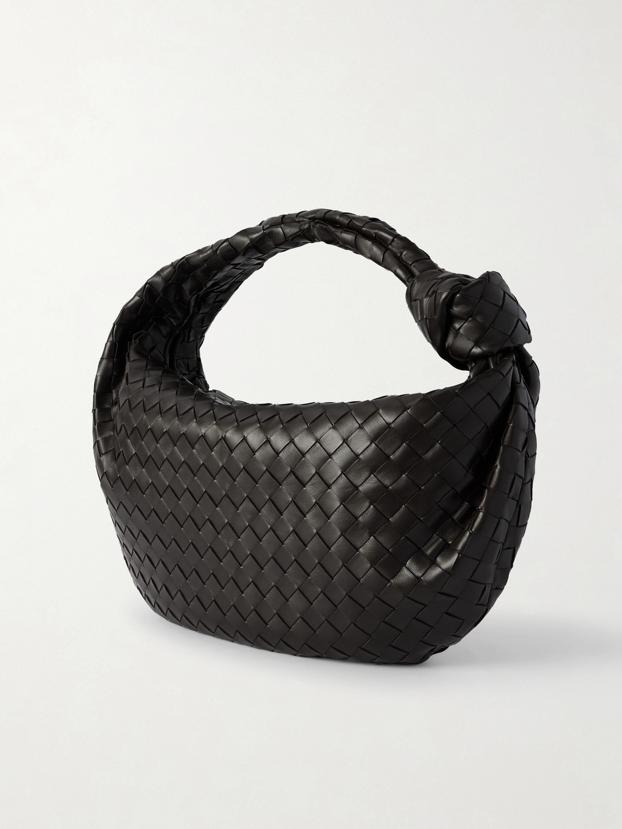 Jodie Small Intrecciato Leather Tote