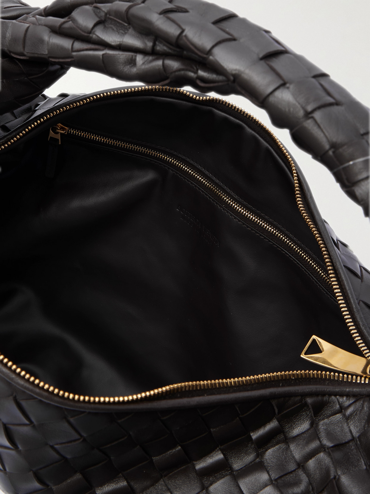 Jodie Small Intrecciato Leather Tote