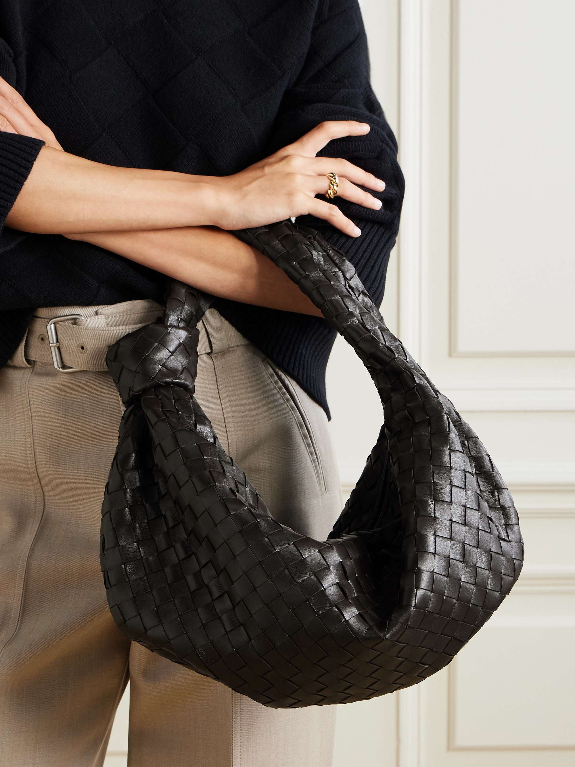 BOTTEGA VENETA Jodie small knotted intrecciato leather tote
