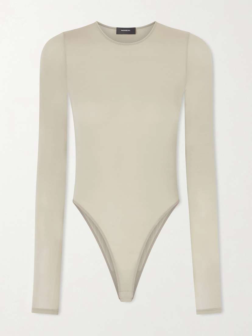 Wardrobe.NYC Stretch-jersey Bodysuit