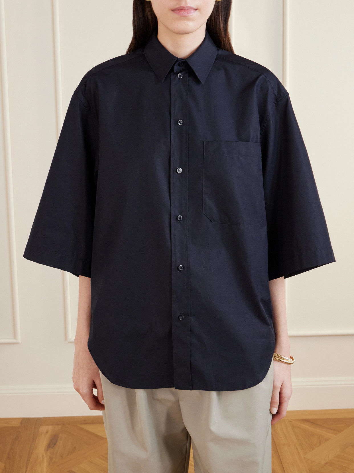 Wardrobe. Nyc - Oversized Cotton-Poplin Shirt