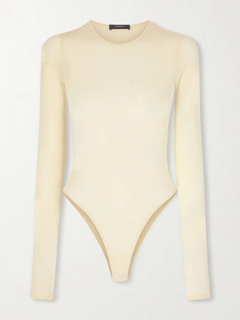 Wardrobe.NYC Stretch-jersey Bodysuit