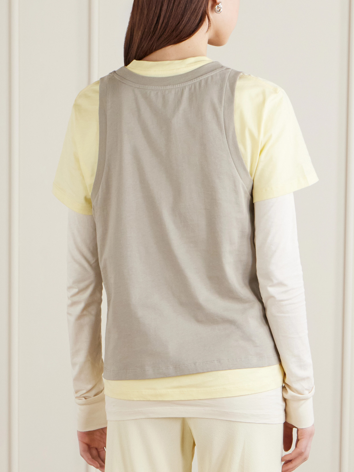 Wardrobe. Nyc - Layered Cotton-Jersey T-Shirt