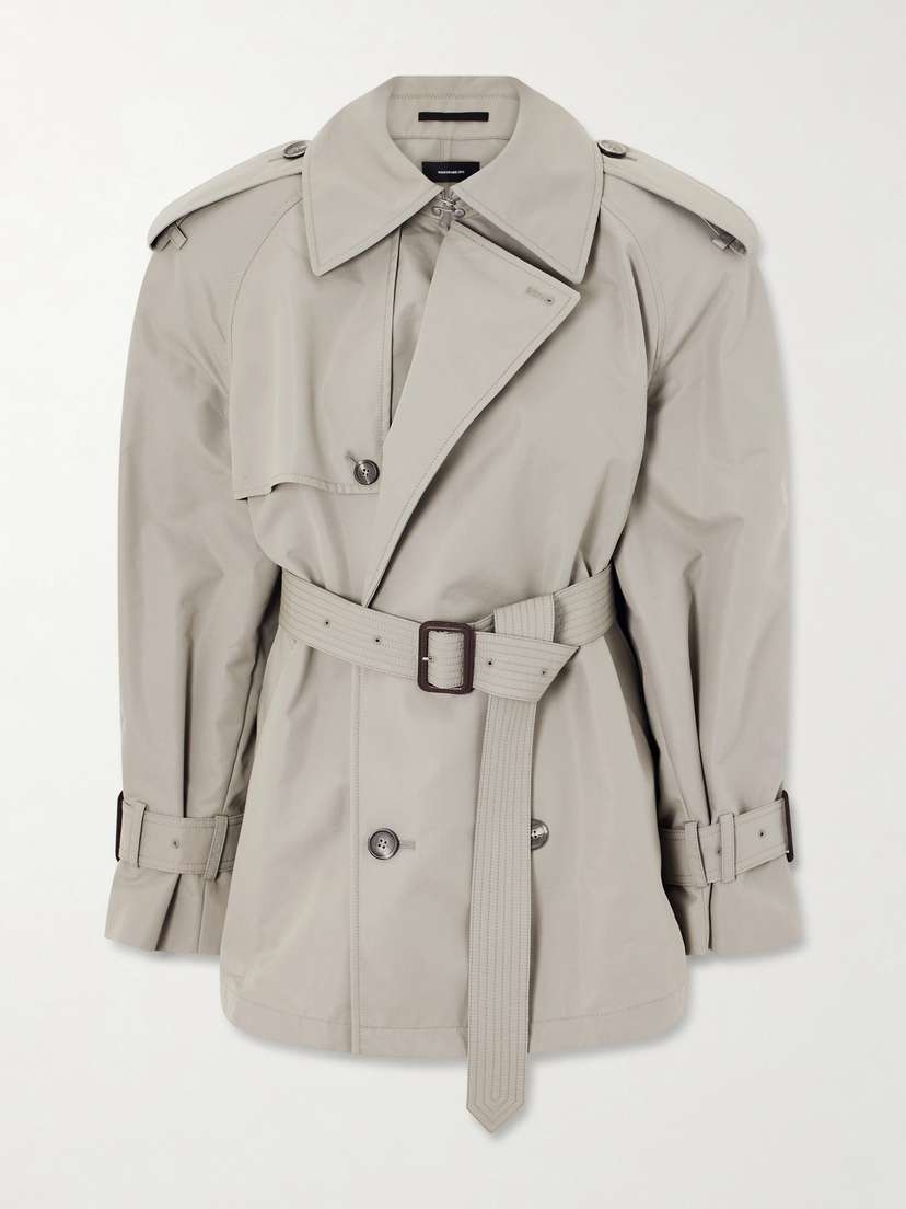Wardrobe.NYC Cotton-blend Trench Coat