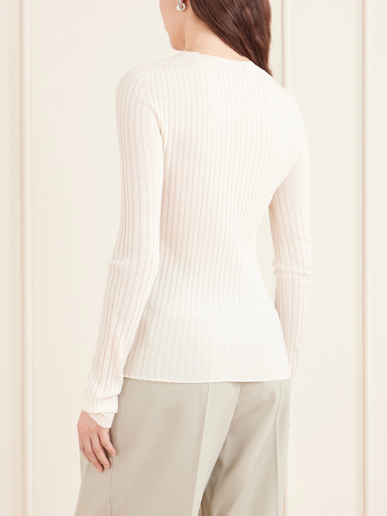 Fabi Ribbed Merino Top