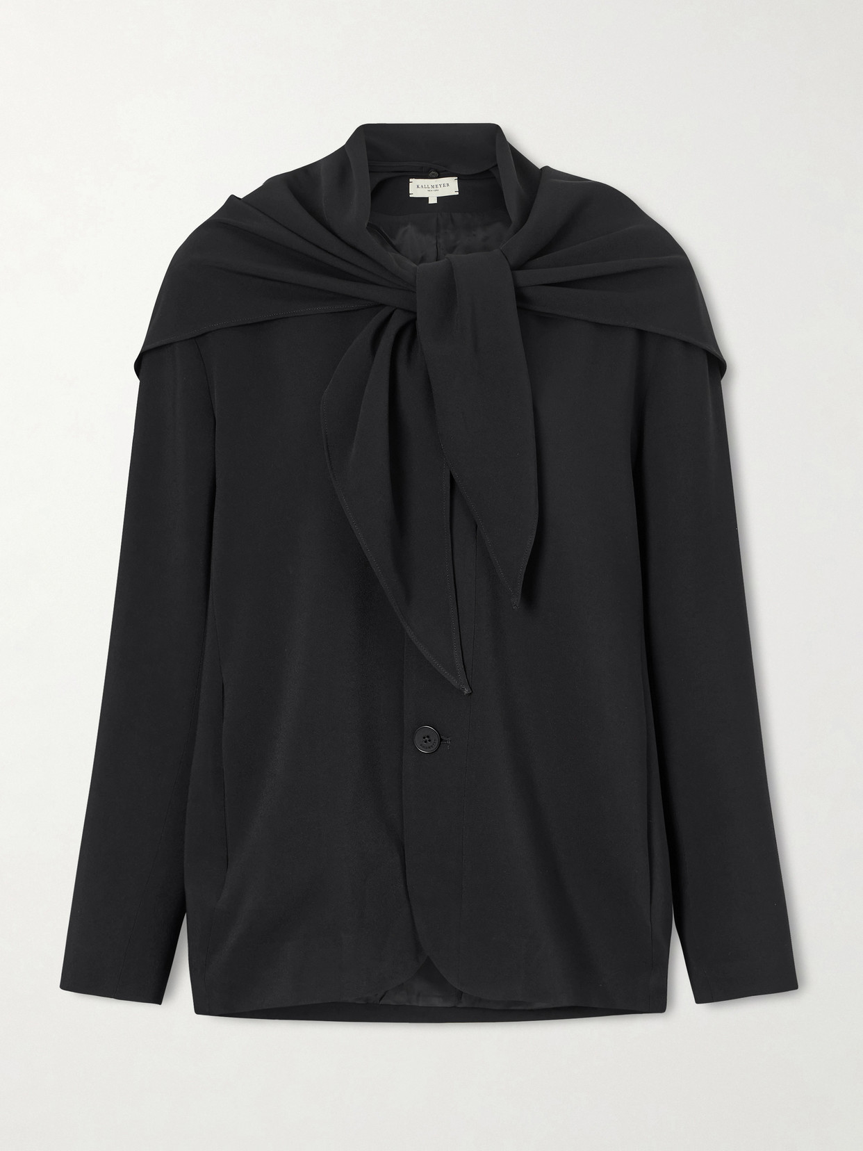 Kallmeyer Jamie Tie-detailed Cady Blazer In Black