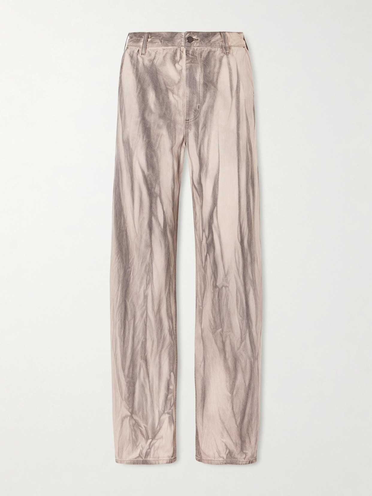 Kallmeyer Printed High-rise Jeans In Neutral