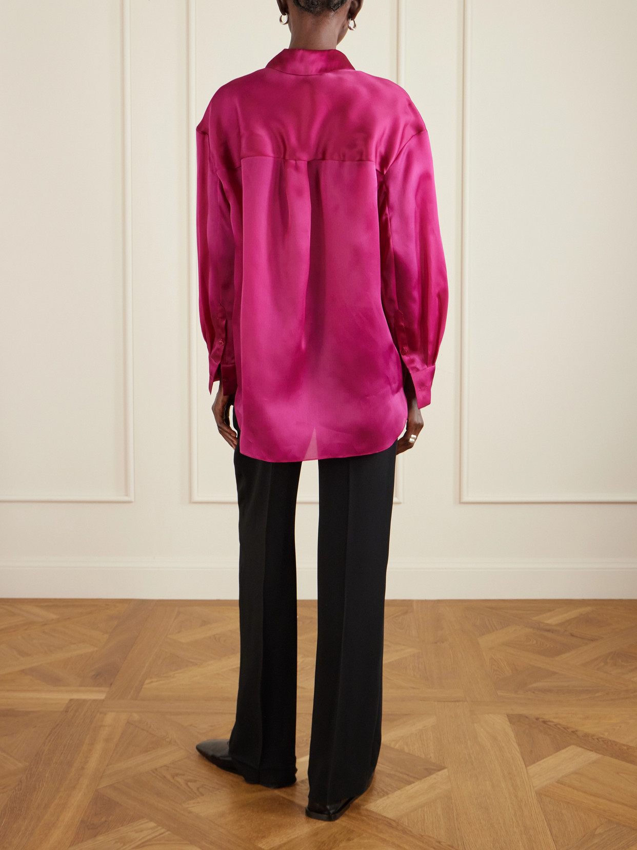 Dani Silk-Organza Shirt