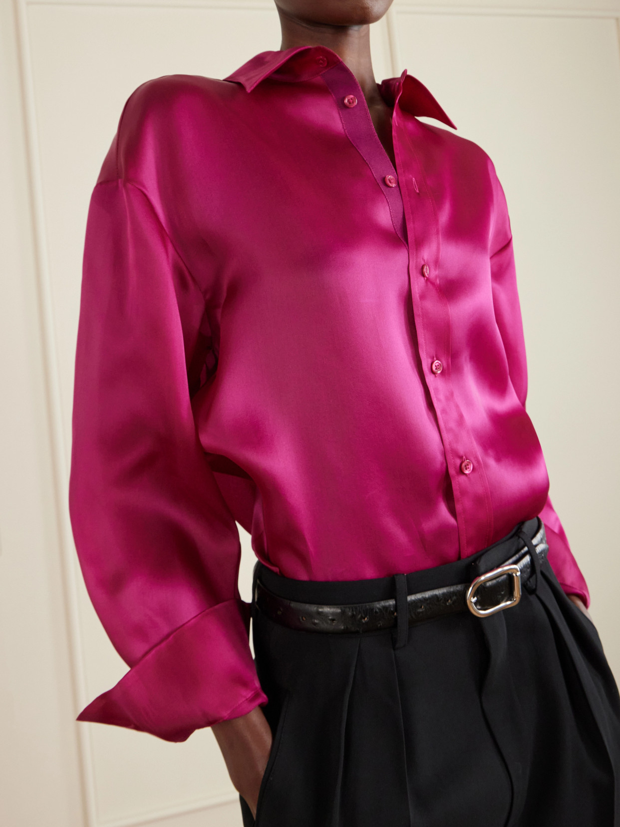 Dani Silk-Organza Shirt