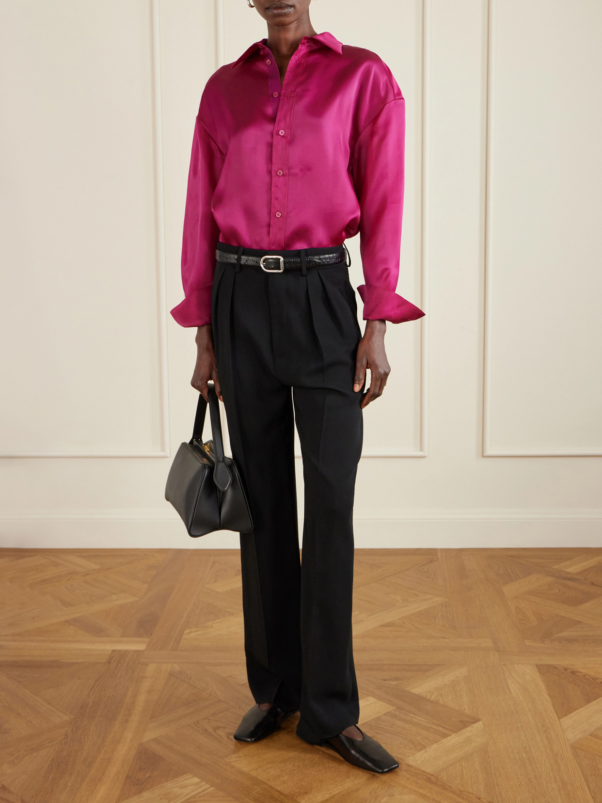 Dani Silk-Organza Shirt