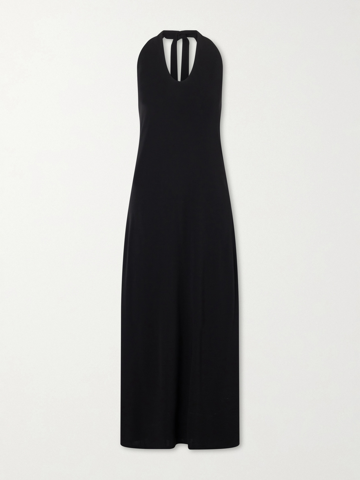 Kallmeyer Bridgette Jersey Halterneck Maxi Dress In Black