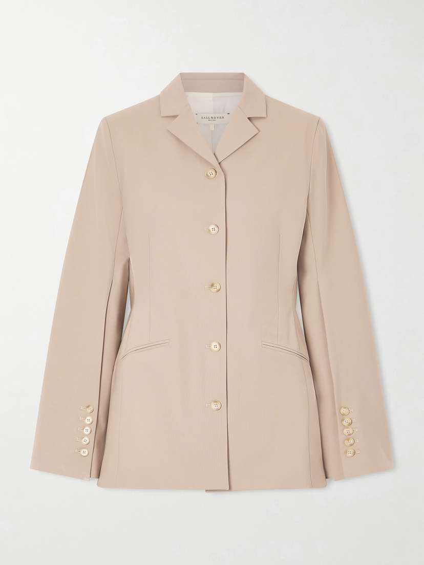 Kallmeyer Benny Wool-blend Grain De Poudre Blazer
