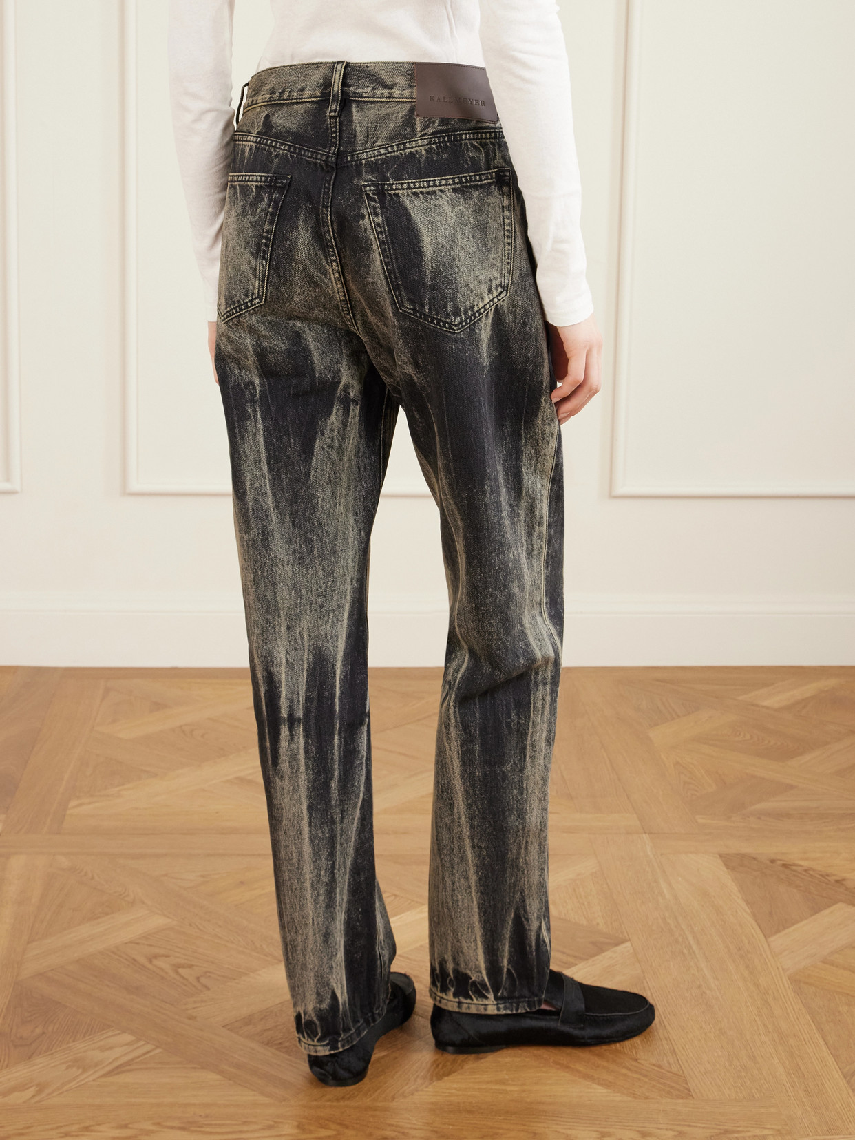 Gabby Distressed High-Rise Jeans