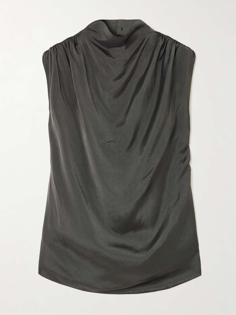 Kallmeyer Penny Draped Satin Top