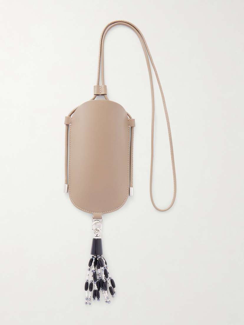 Kallmeyer Lunette Tasseled Leather Pouch