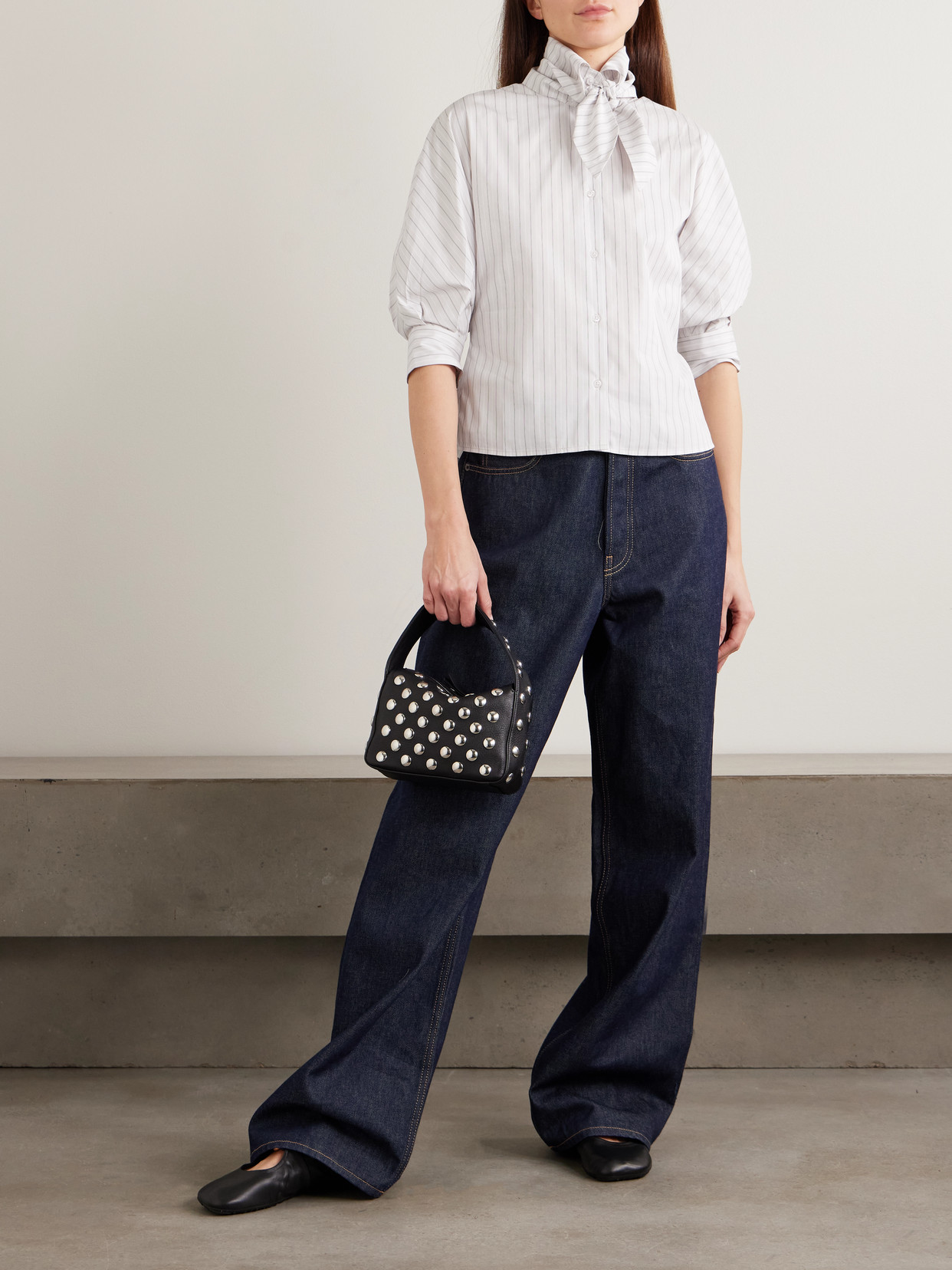 Lilette Striped Cotton-Poplin Shirt