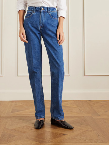 OSSOU Noon high-rise straight-leg jeans
