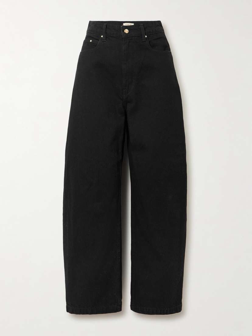OSSOU Bends High-rise Barrel-leg Jeans