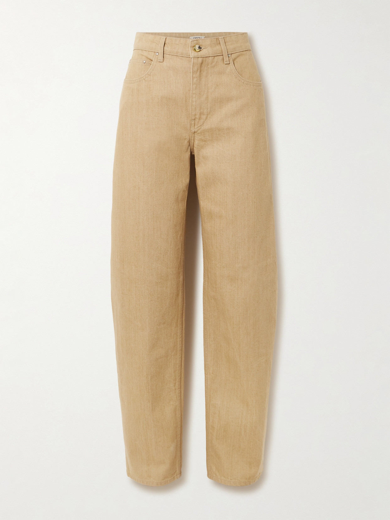 Ossou Rider Boyfriend Jeans In Neutral