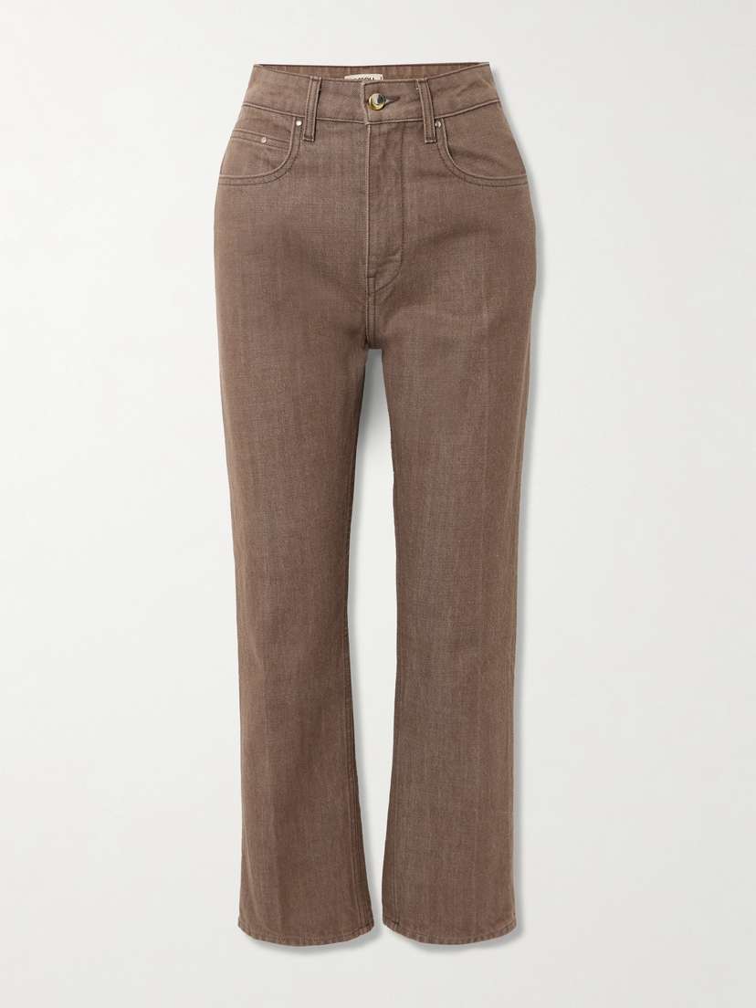 OSSOU Drift High-rise Straight-leg Jeans