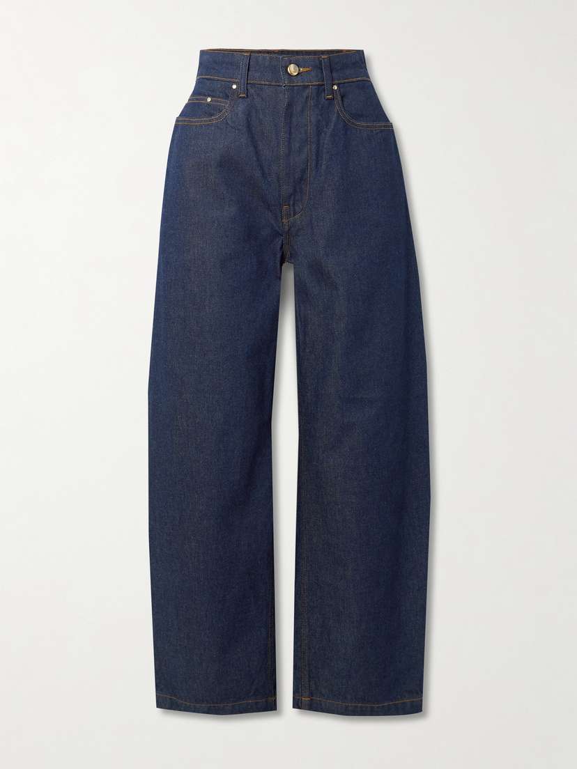 OSSOU Bends High-rise Barrel-leg Jeans