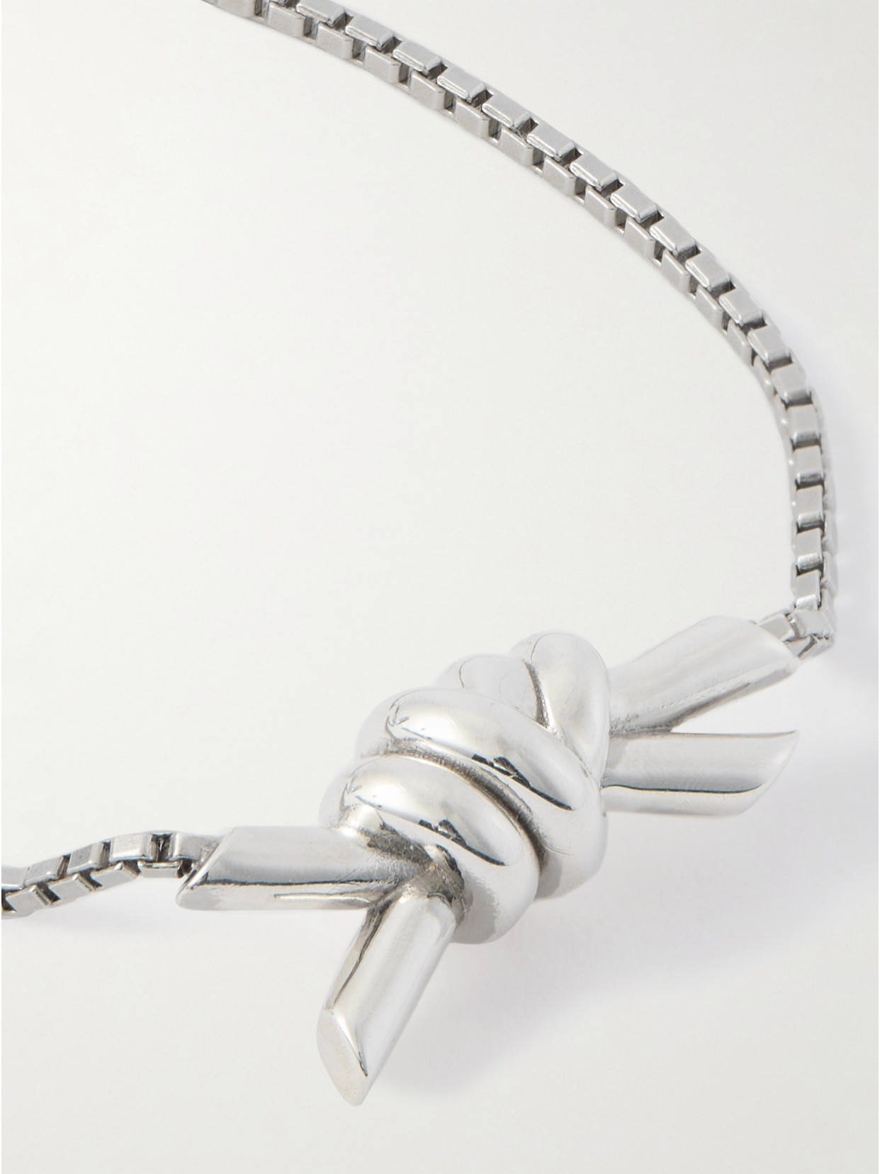 Bottega Veneta Silver Bracelet In Silver