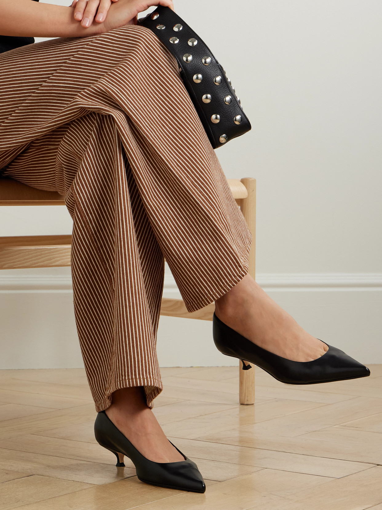 Aeyde Cari Pointed-toe Pumps In Black