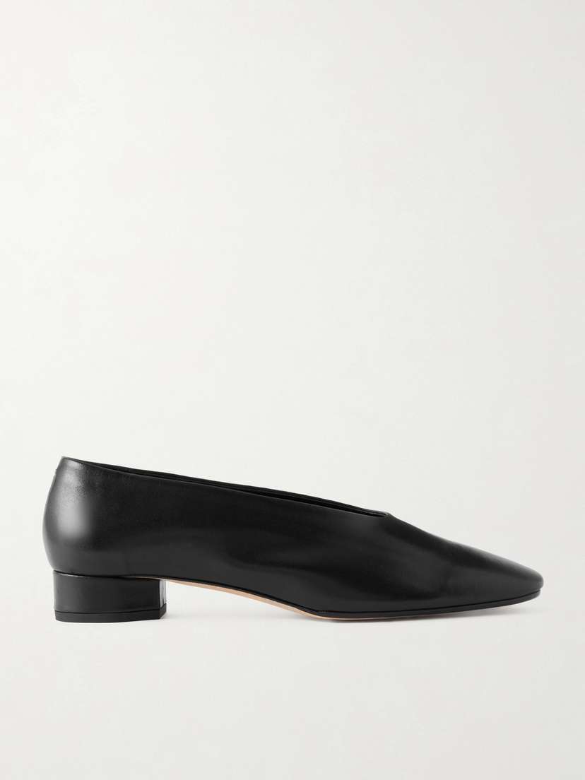 aeyde Delia Leather Pumps