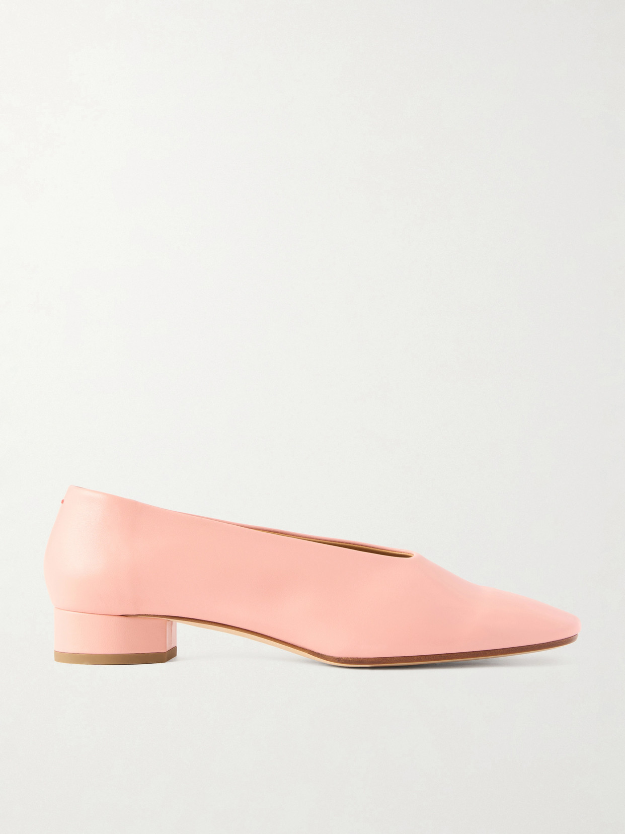 Aeyde Delia Leather Pumps In Pink