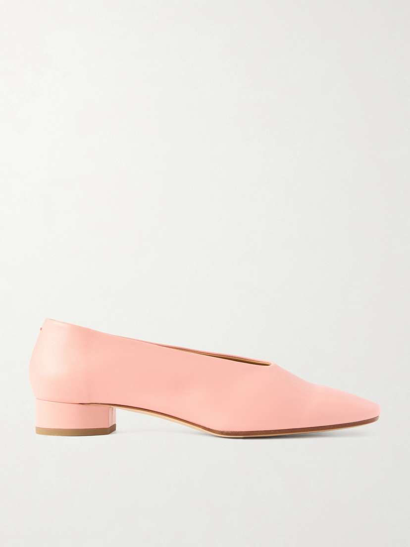 aeyde Delia Leather Pumps