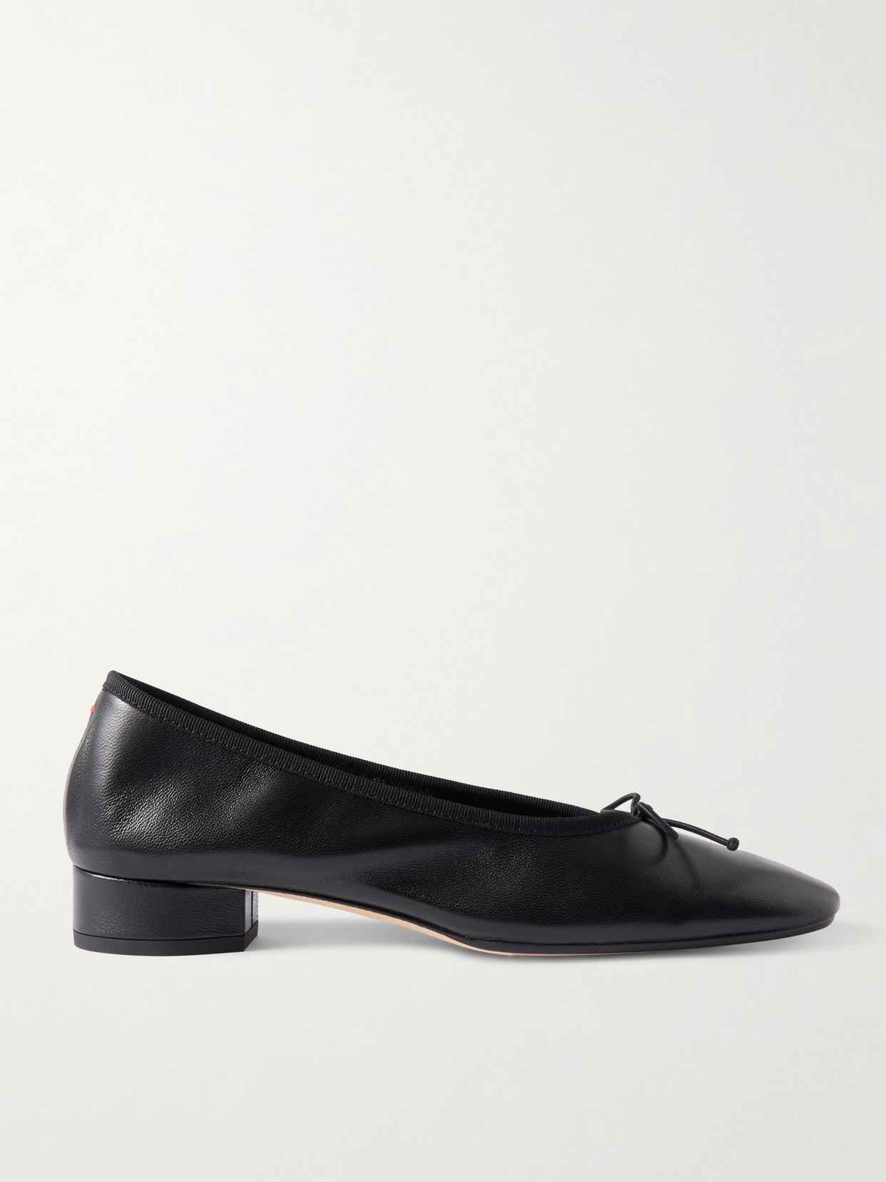Aeyde Onda bow-detailed leather pumps
