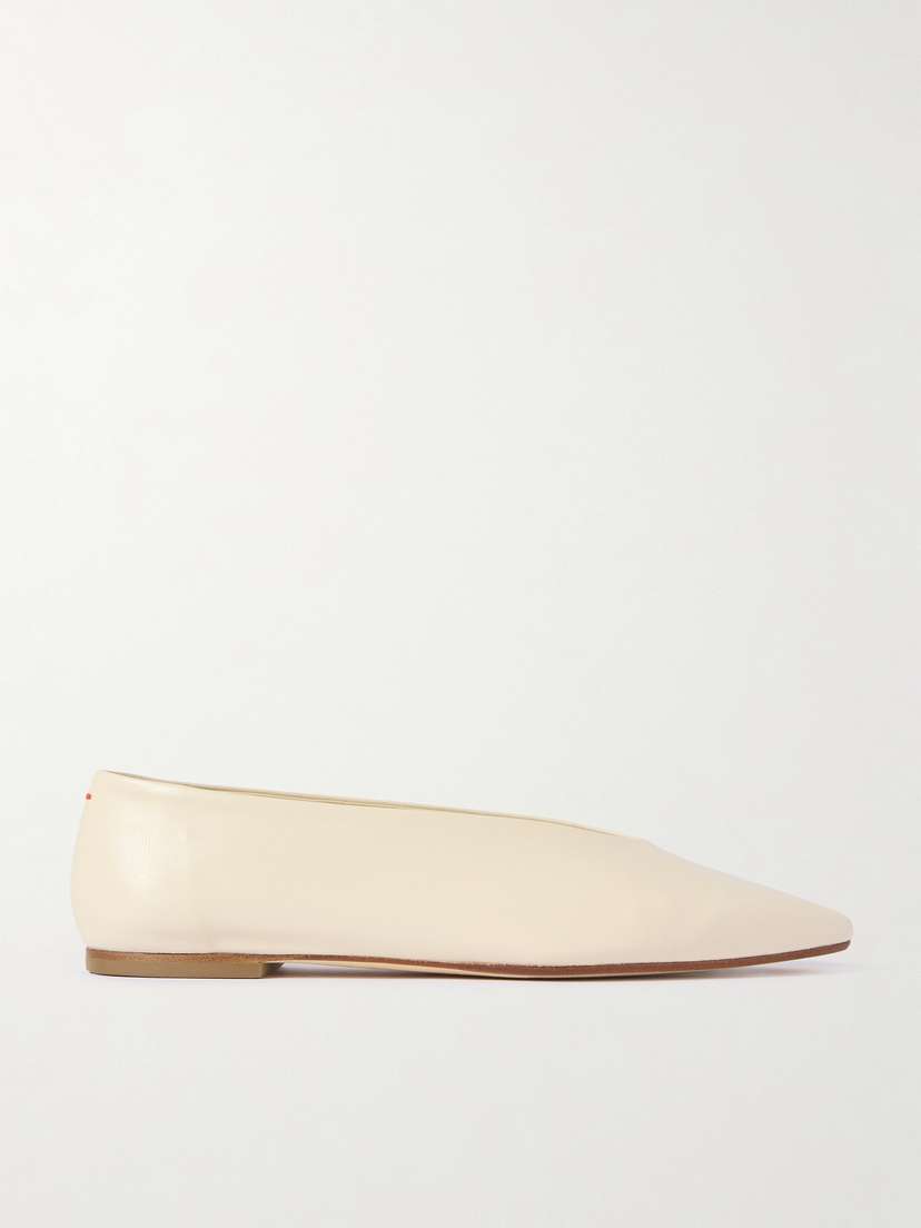aeyde Betty Leather Ballet Flats