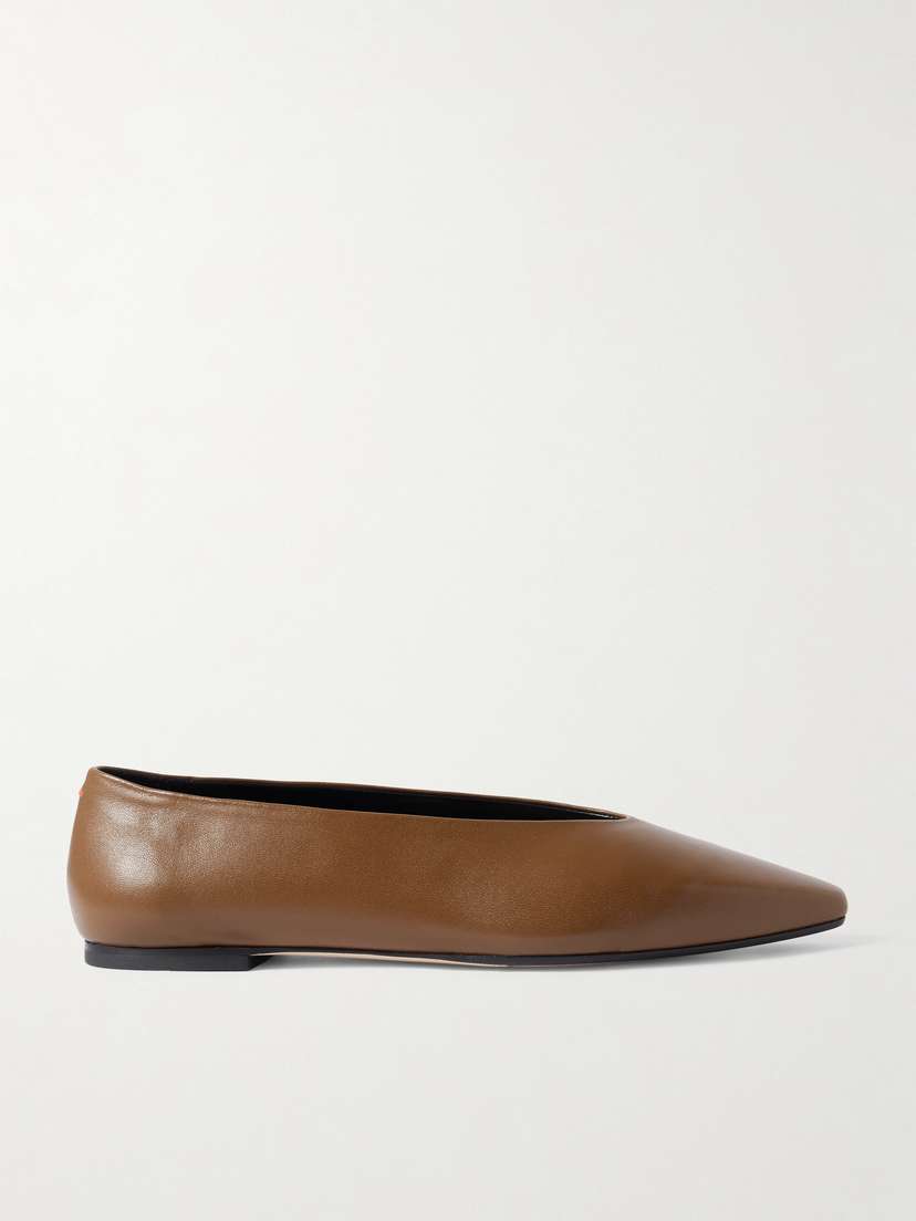 aeyde Betty Leather Ballet Flats