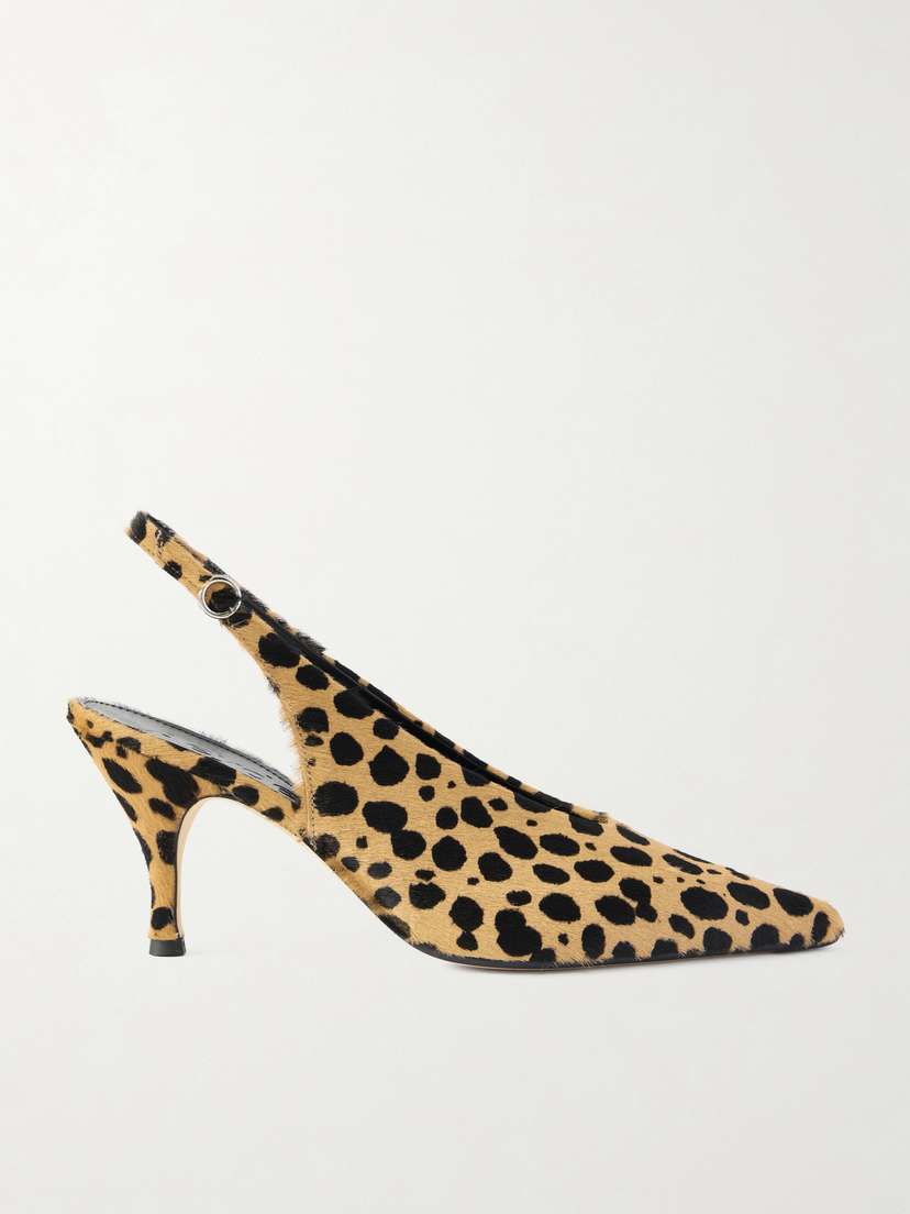 aeyde Carla Leopard-print Calf Hair Pumps