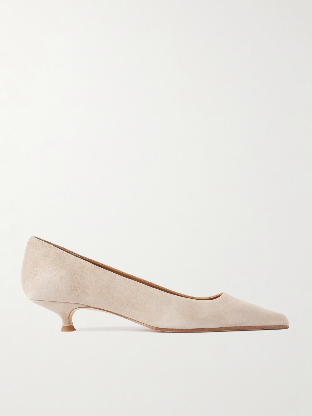Aeyde Cari Suede Pumps In Neutral