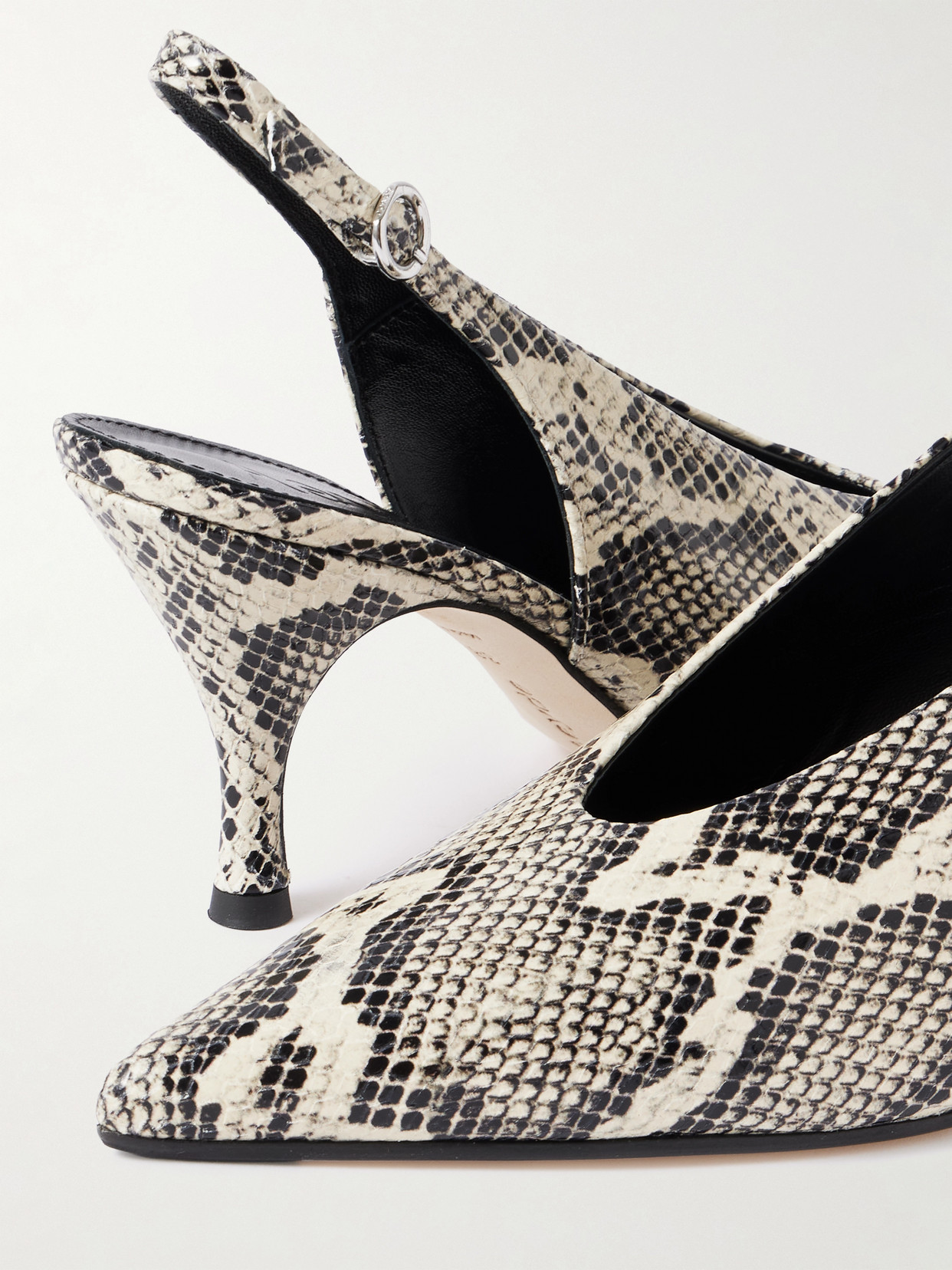 Carla Snake-Effect Slingback